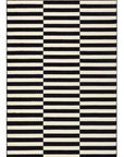 Hanse Home Panel Runner Matta, Svart/Vit