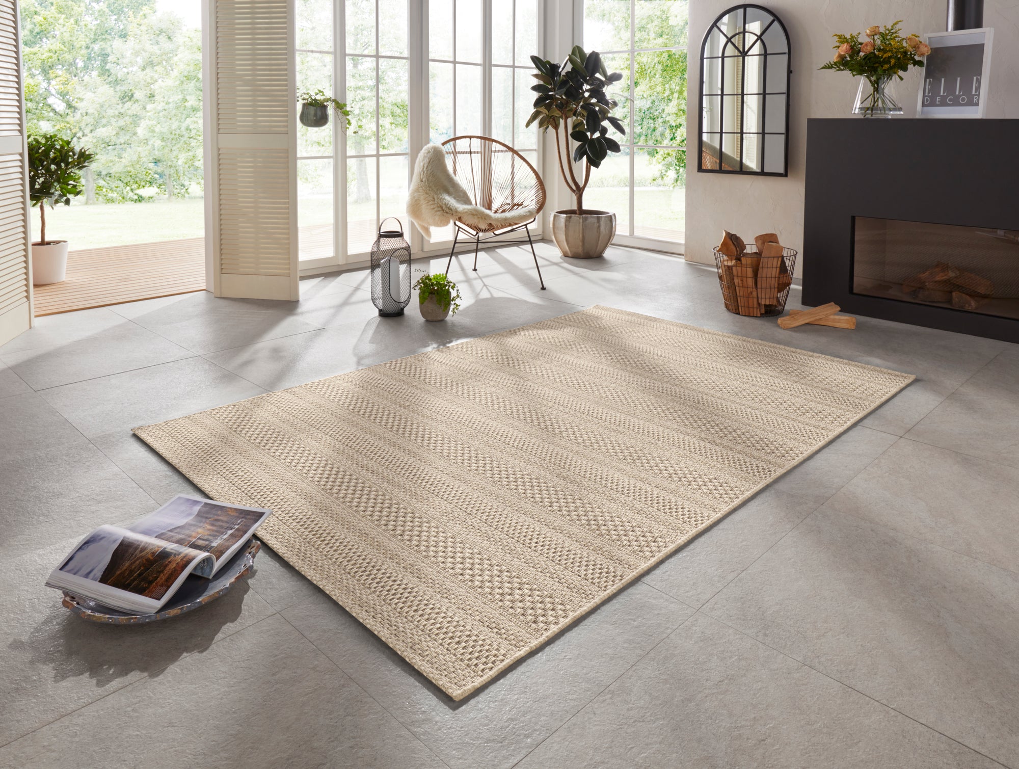 Elle Decoration Brave Matta, Beige