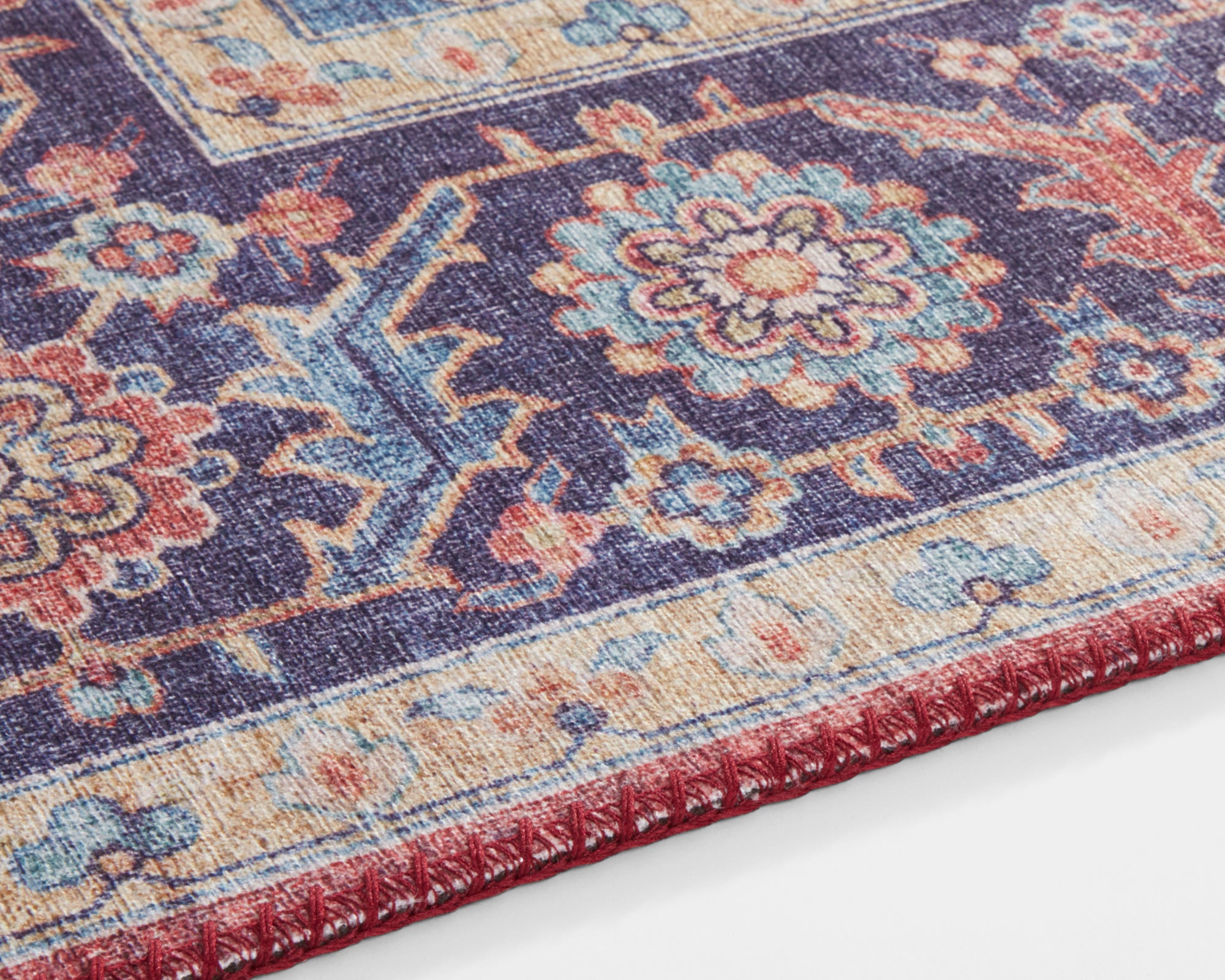 Hanse Home Anthea Orientalisk Matta, 80x200cm, Vinröd