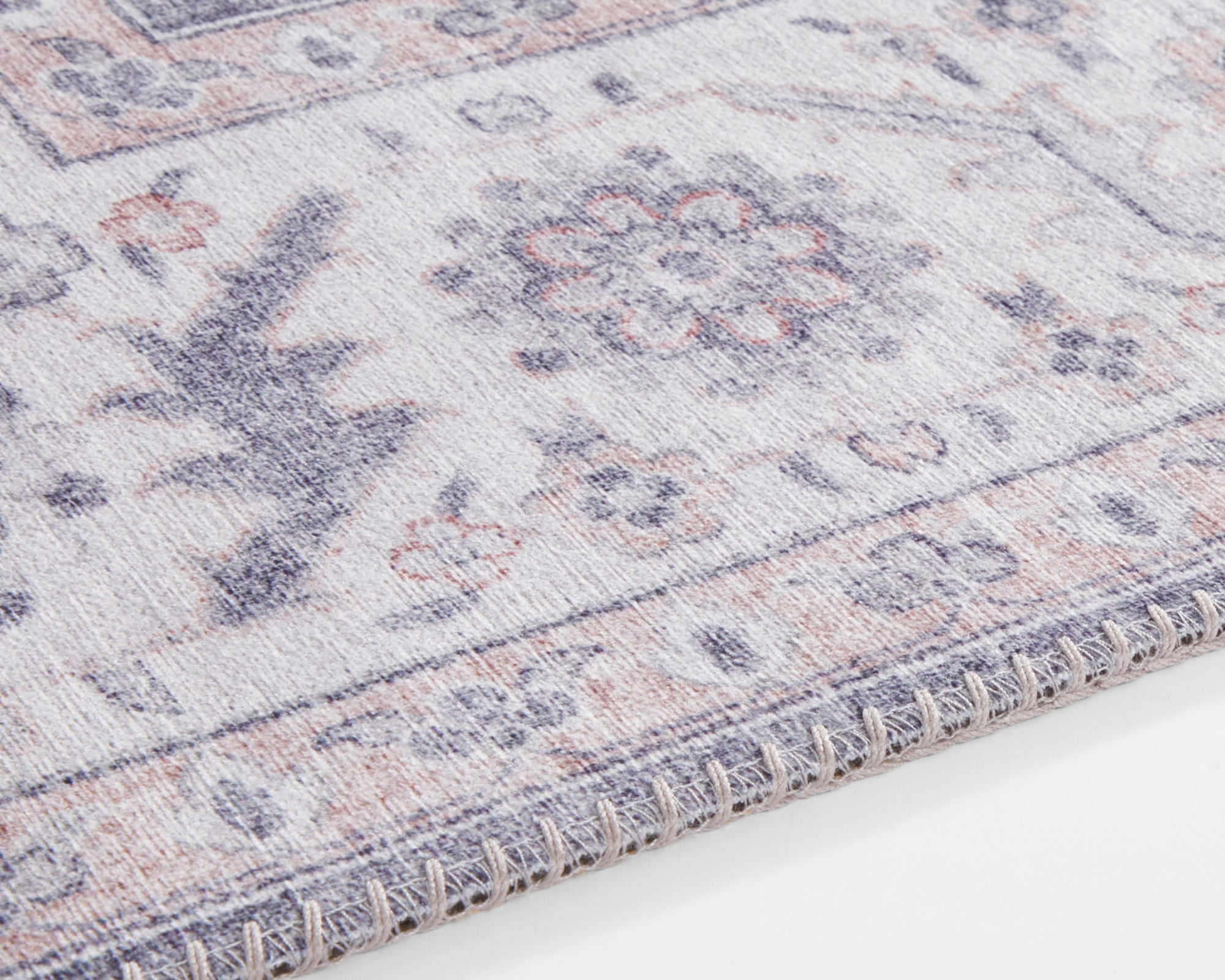 Hanse Home Anthea Orientalisk Matta, 80x200cm, Mauve/Vit