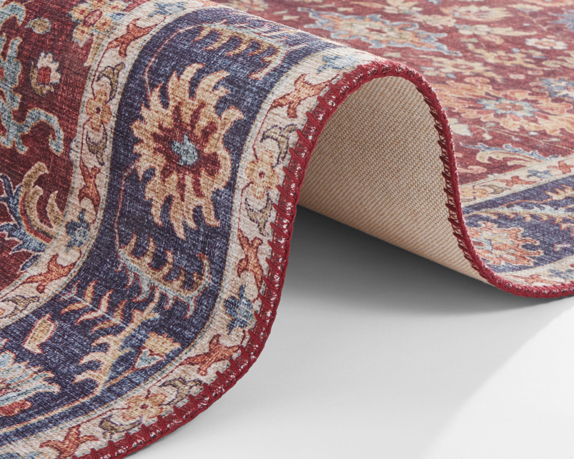 Hanse Home Vivana Orientalisk Matta, 80x200cm, Vinröd