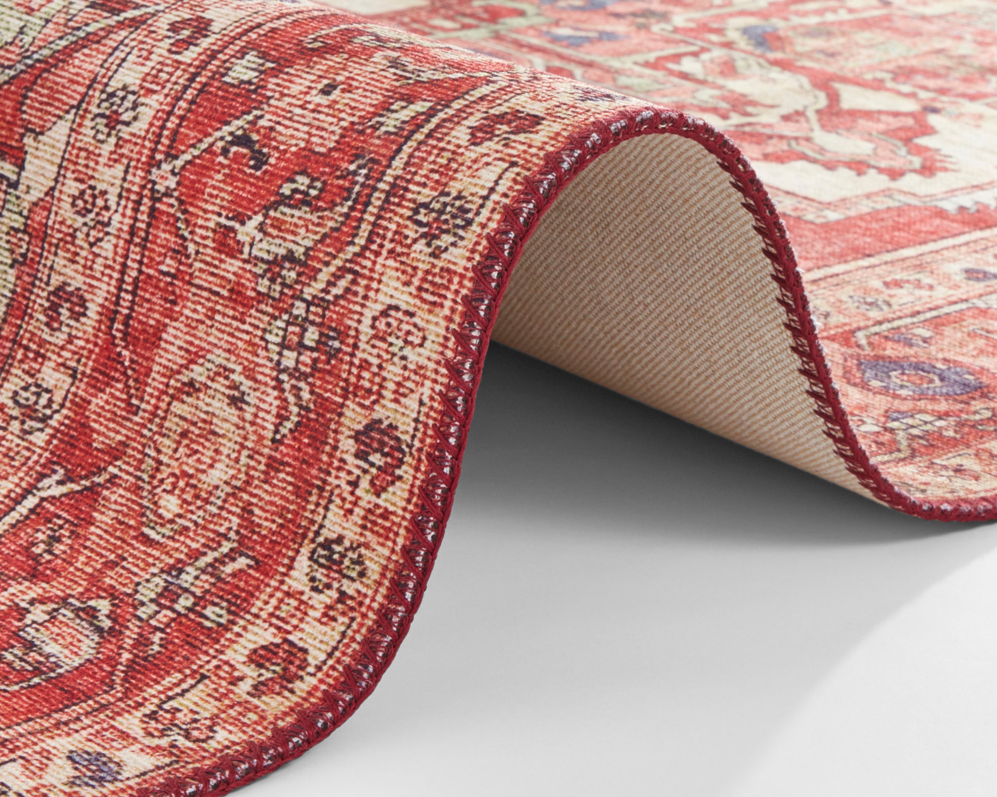 Hanse Home Leta Orientalisk Matta, 80x200cm, Röd
