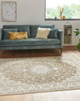Hanse Home Nain Orientalisk Matta, Viskos, Beige