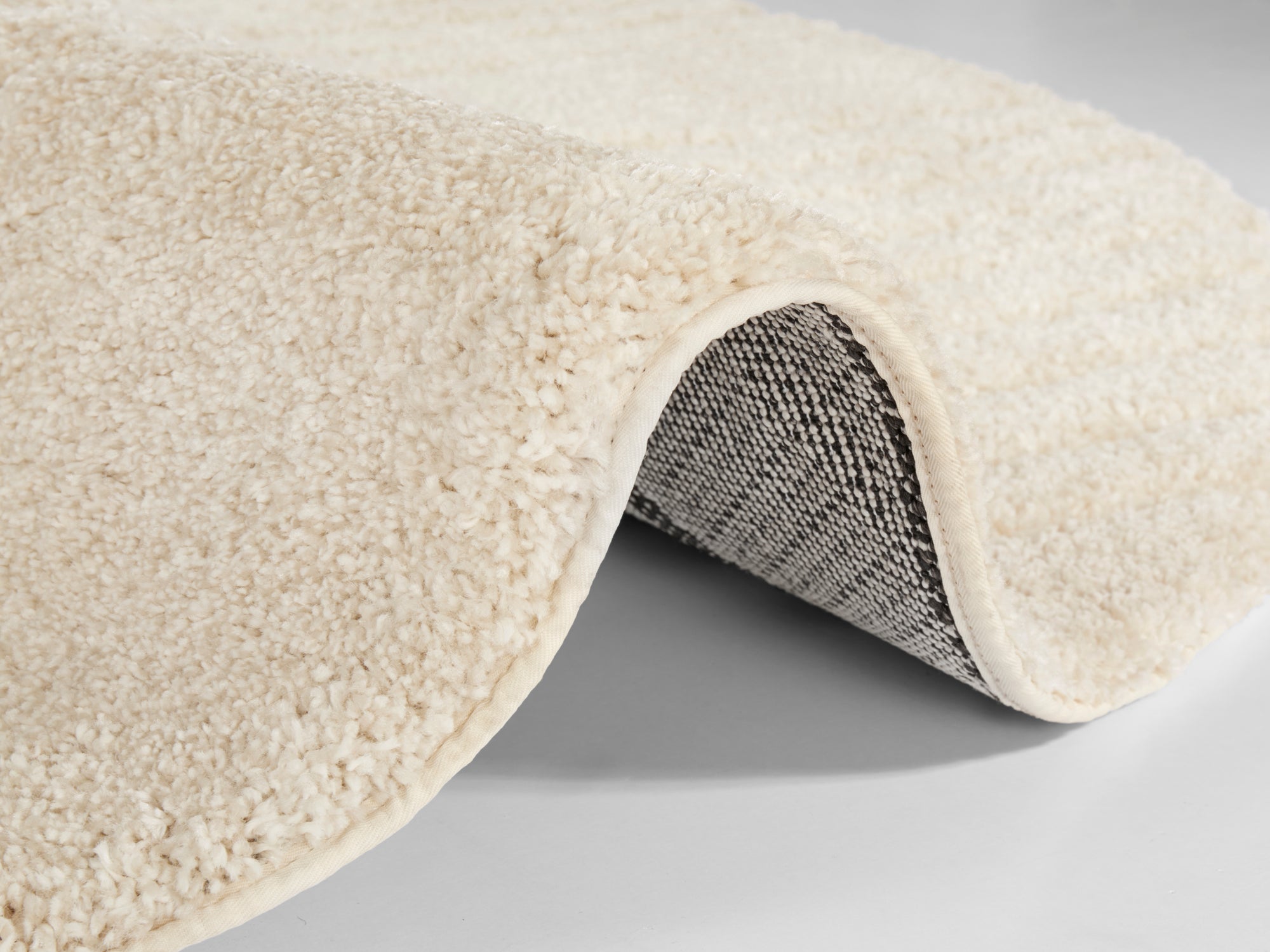 Hanse Home Fergus Rund Matta, 160cm, Vit