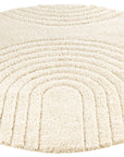 Hanse Home Fergus Rund Matta, 160cm, Vit