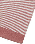 Svanefors Stripe Matta, Bomull, 170x240cm, Rose