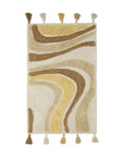 Svanefors Swirl Dörrmatta, Bomull, 60x90cm, Brun