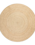 Hanse Home Rangpur Rund Matta, Jute, Benvit