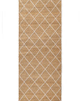 Hanse Home Kunu Jutematta, 80x200cm, Guld/Vit