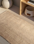 Hanse Home Sharmila Matta, Jute, 80x200cm, Vit/Beige