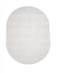 Venture Home Vince Matta, Oval 240x340cm, Vit