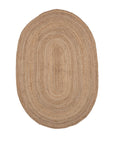 Venture Home Oliver Matta, Jute, Oval 200x300cm, Natur