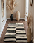 Hanse Home Donna Runner Ullmatta, Svart/Vit
