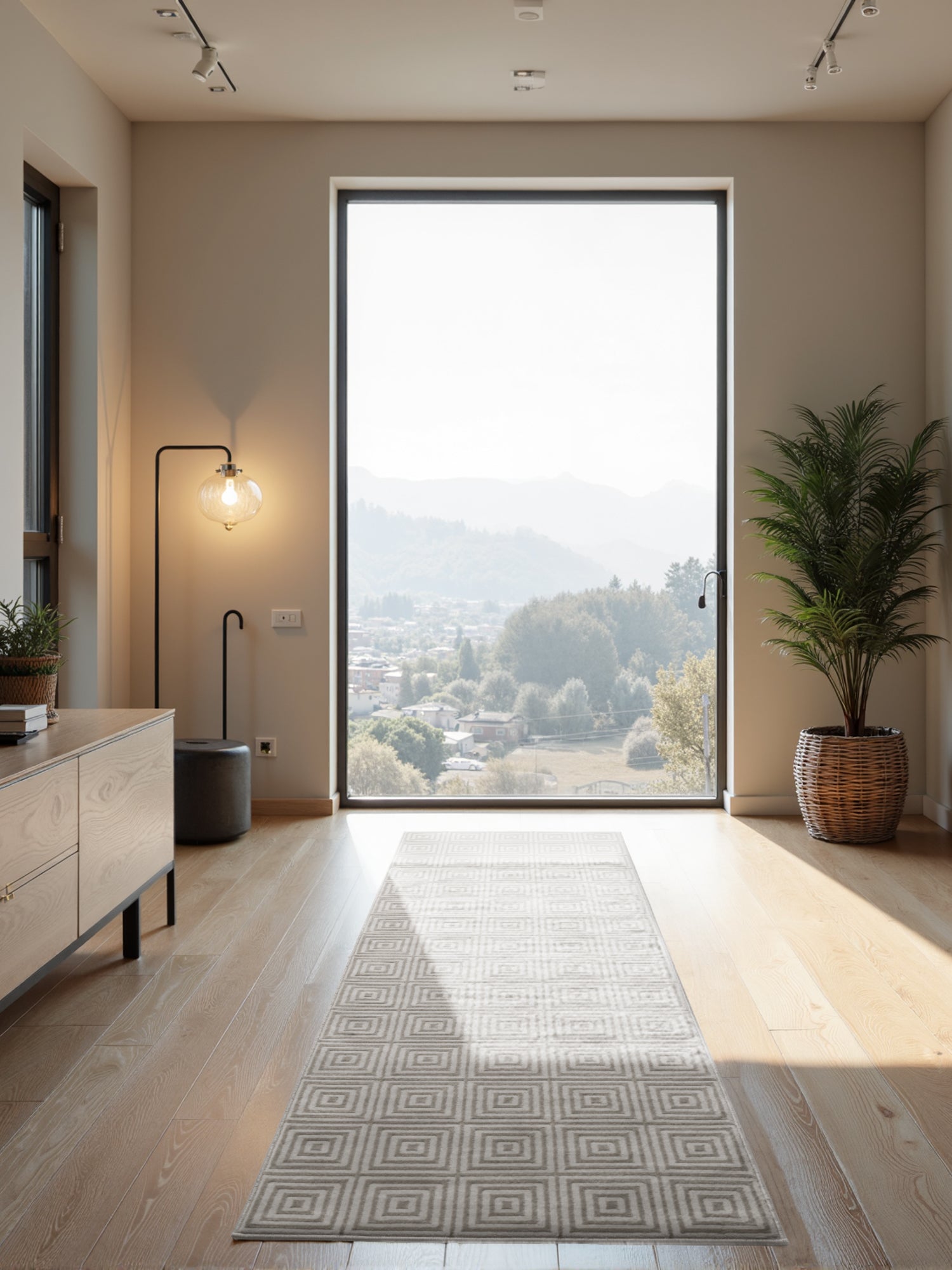 Elle Decoration Tourmaline Matta, 80x240cm, Vit
