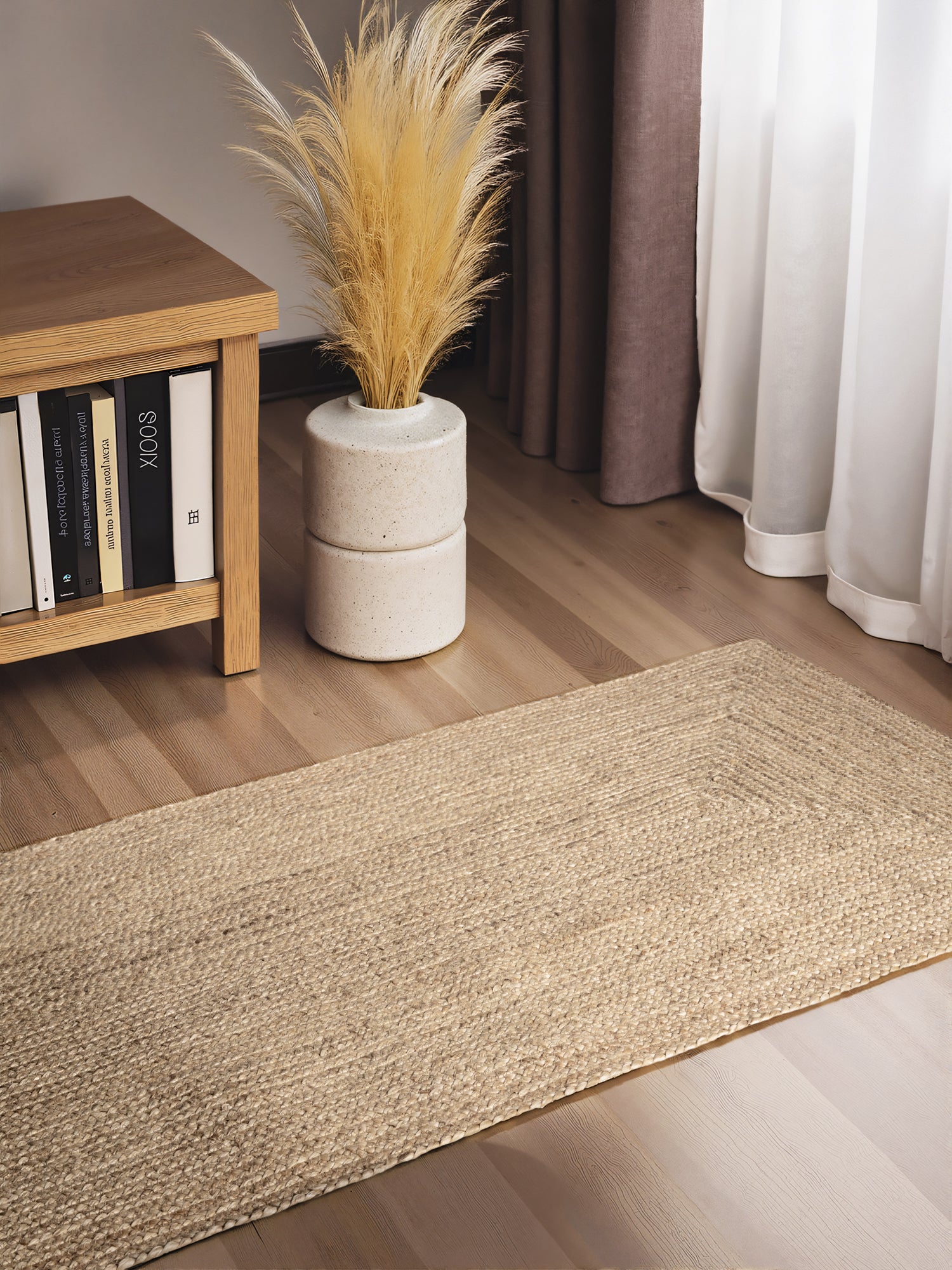 Hanse Home Sharmila Matta, Jute, 80x200cm, Vit/Beige