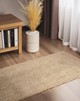 Hanse Home Sharmila Matta, Jute, 80x200cm, Vit/Beige