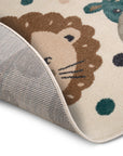 Hanse Home Adventures Rund Djurparty Matta, Cream