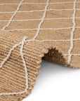 Hanse Home Kunu Jutematta, 80x200cm, Guld/Vit