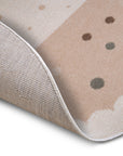 Hanse Home Rund Krona Matta, Syntet, Beige