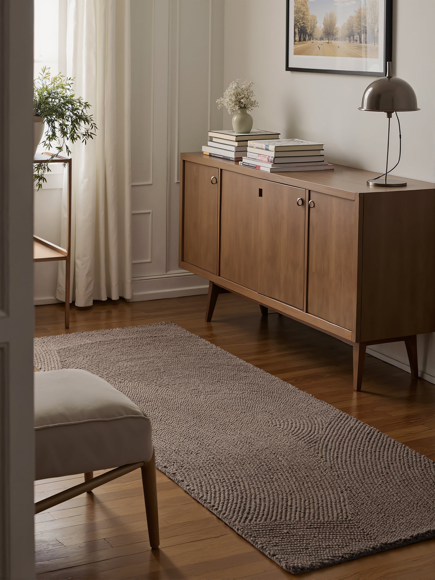 Hanse Home Eleni Runner Ullmatta, Brun