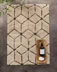 Venture Home Petrus Badrumsmatta, Bomull, 60x90cm, Beige/Brun