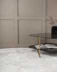 Venture Home Blanca Rund Matta, 200cm, Vit