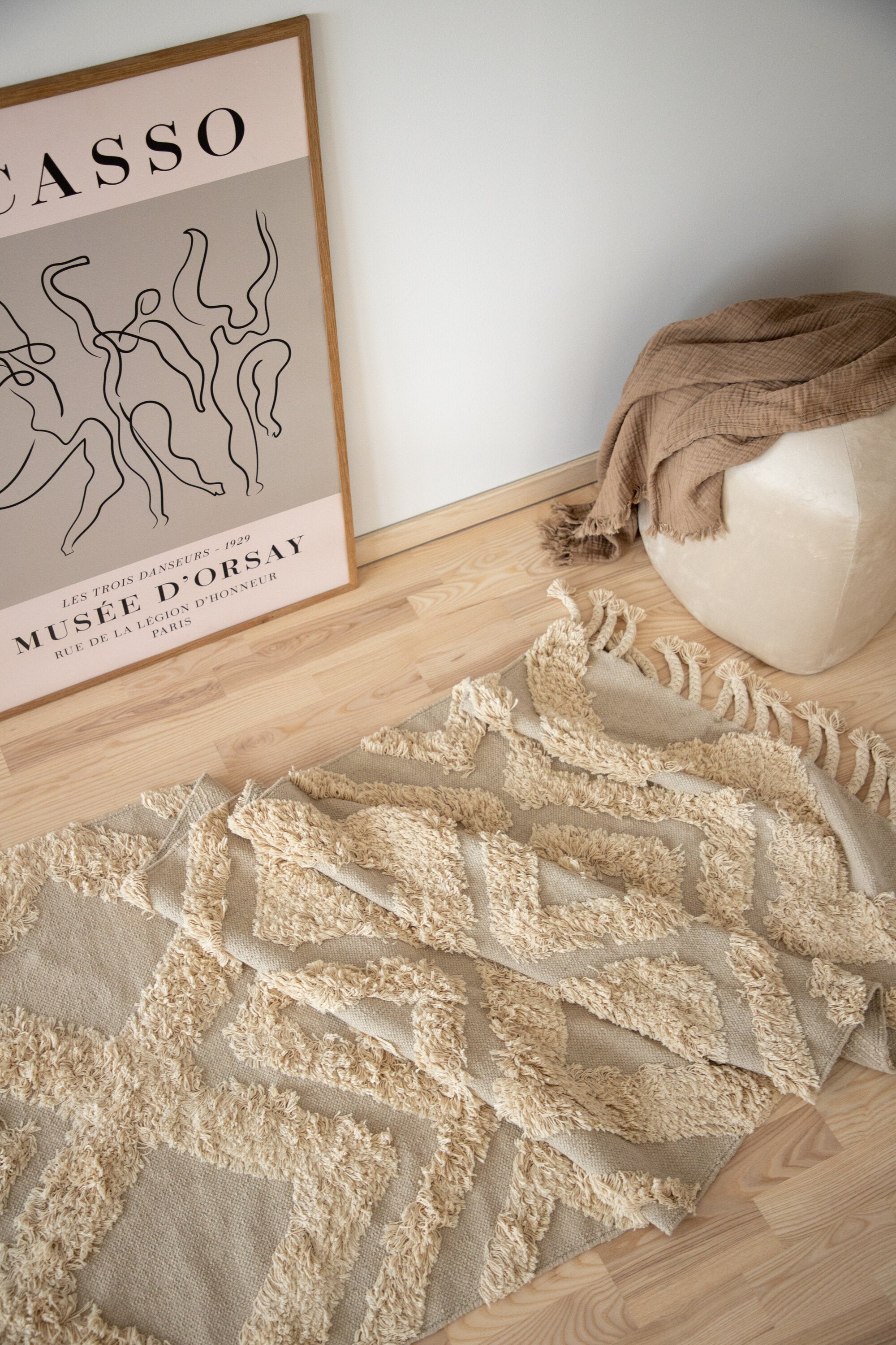 Venture Home Hilma Matta, Bomull, 80x250cm, Offwhite