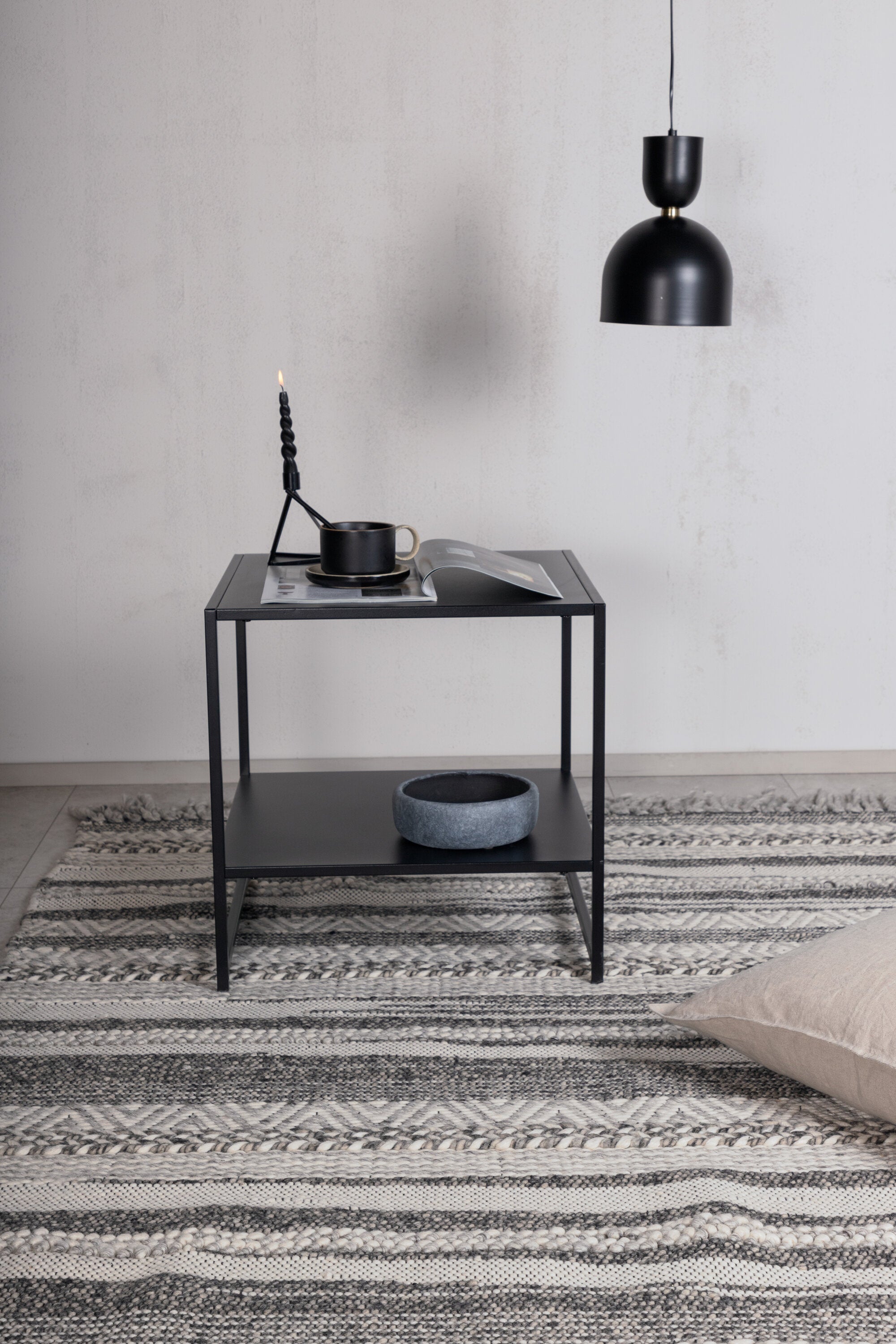 Venture Home Alwar Ullmatta, 200x300cm, Mörkgrå