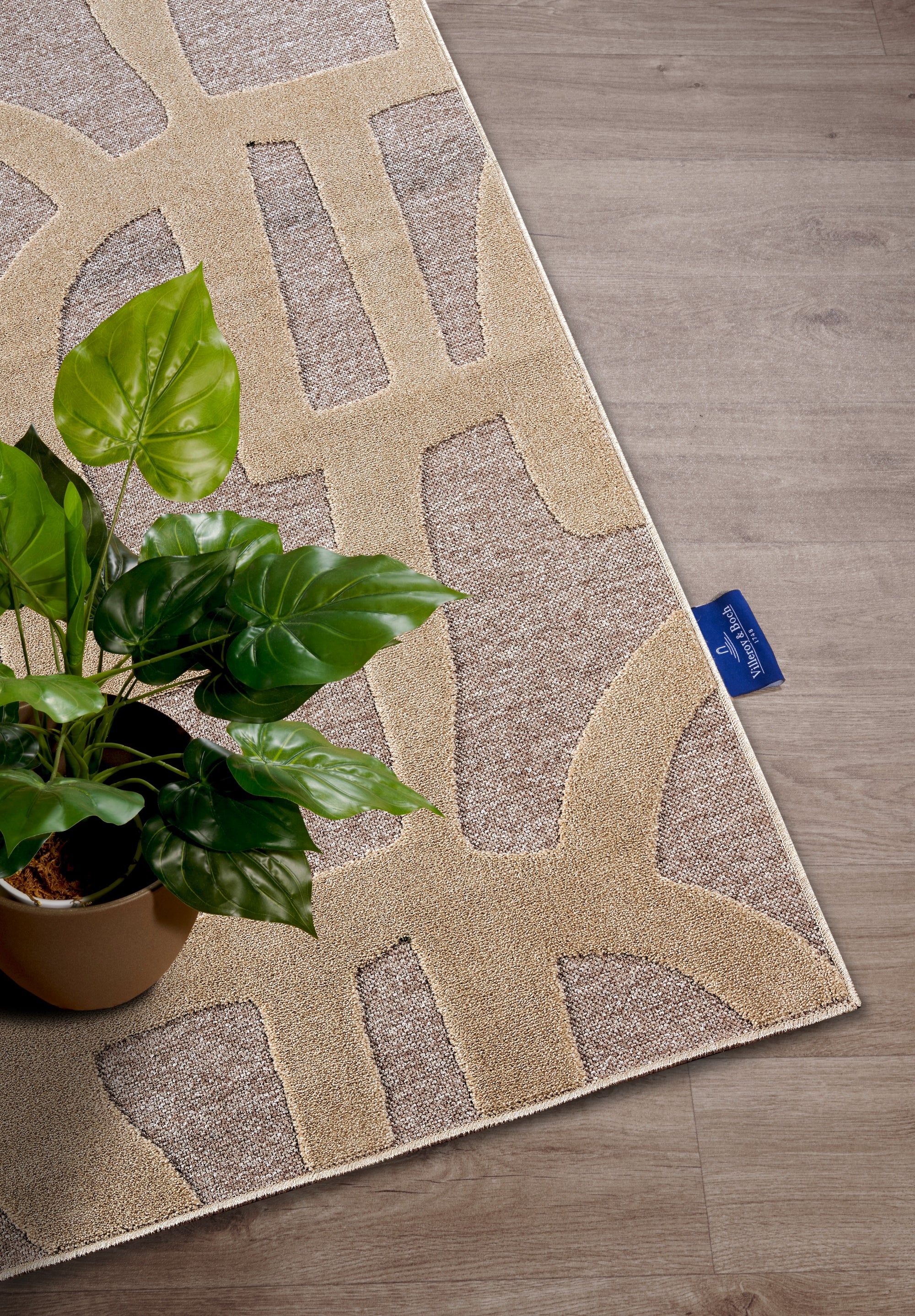Villeroy Therese Matta i Återvunnen Plast, Beige