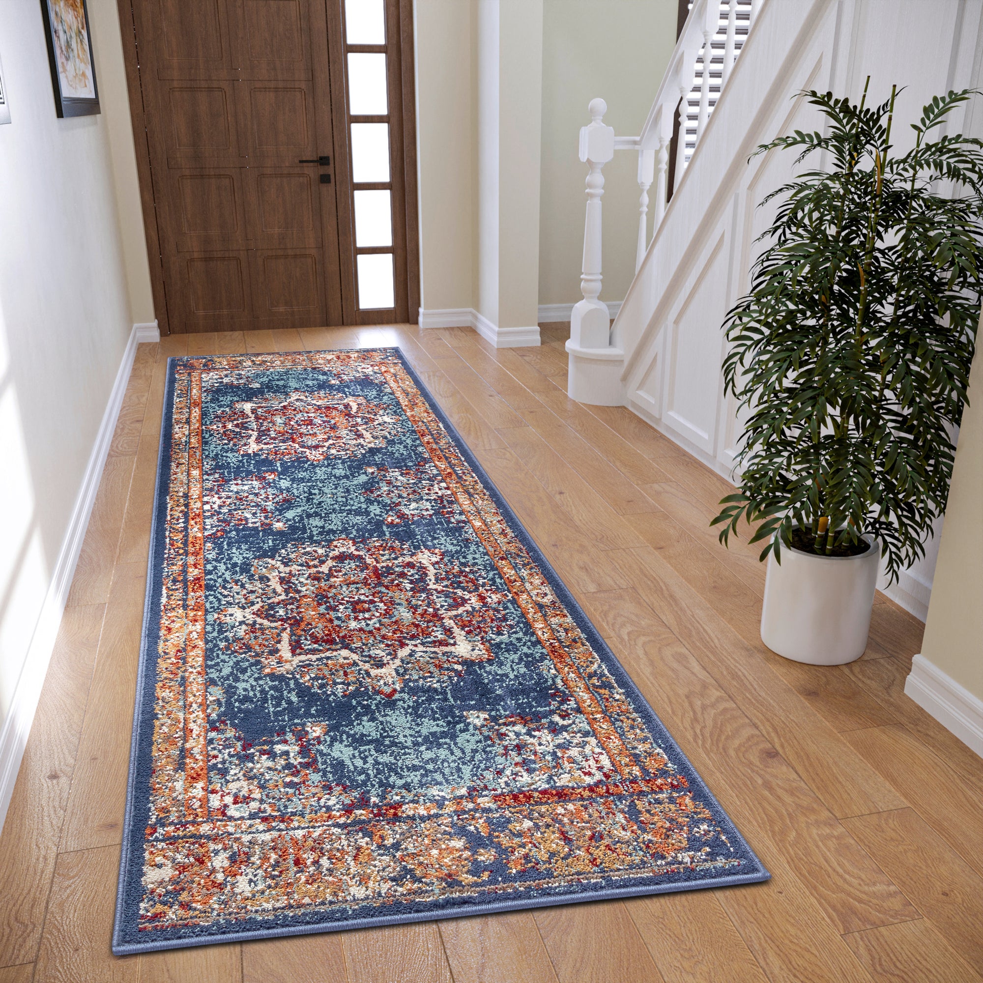 Hanse Home Maderno Orientalisk Matta, 80x240cm, Blå