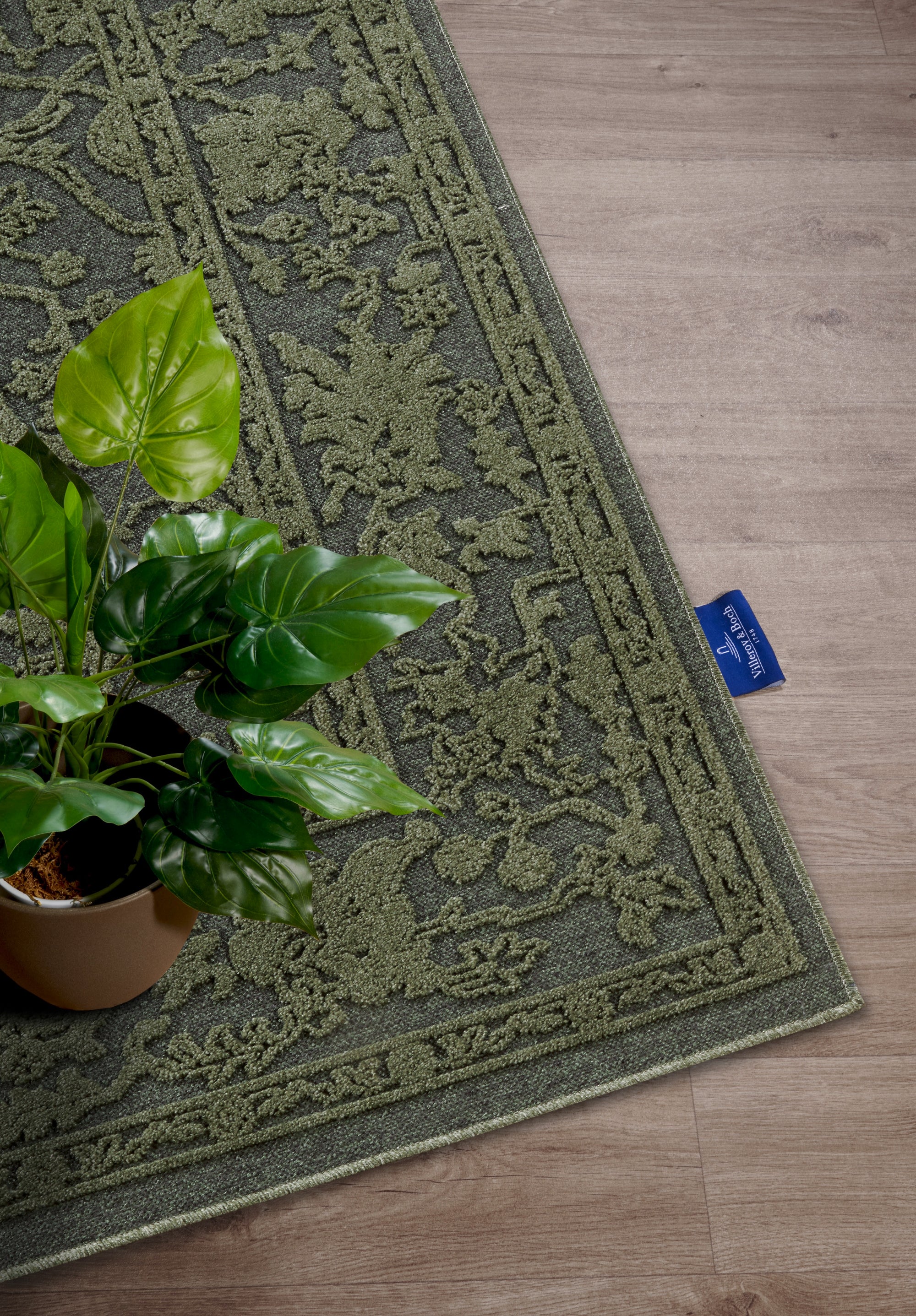 Villeroy Ambroise Orientalisk Matta i Återvunnen Plast, Grön