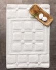 Venture Home Putte Badrumsmatta, Bomull, 60x90cm, Vit