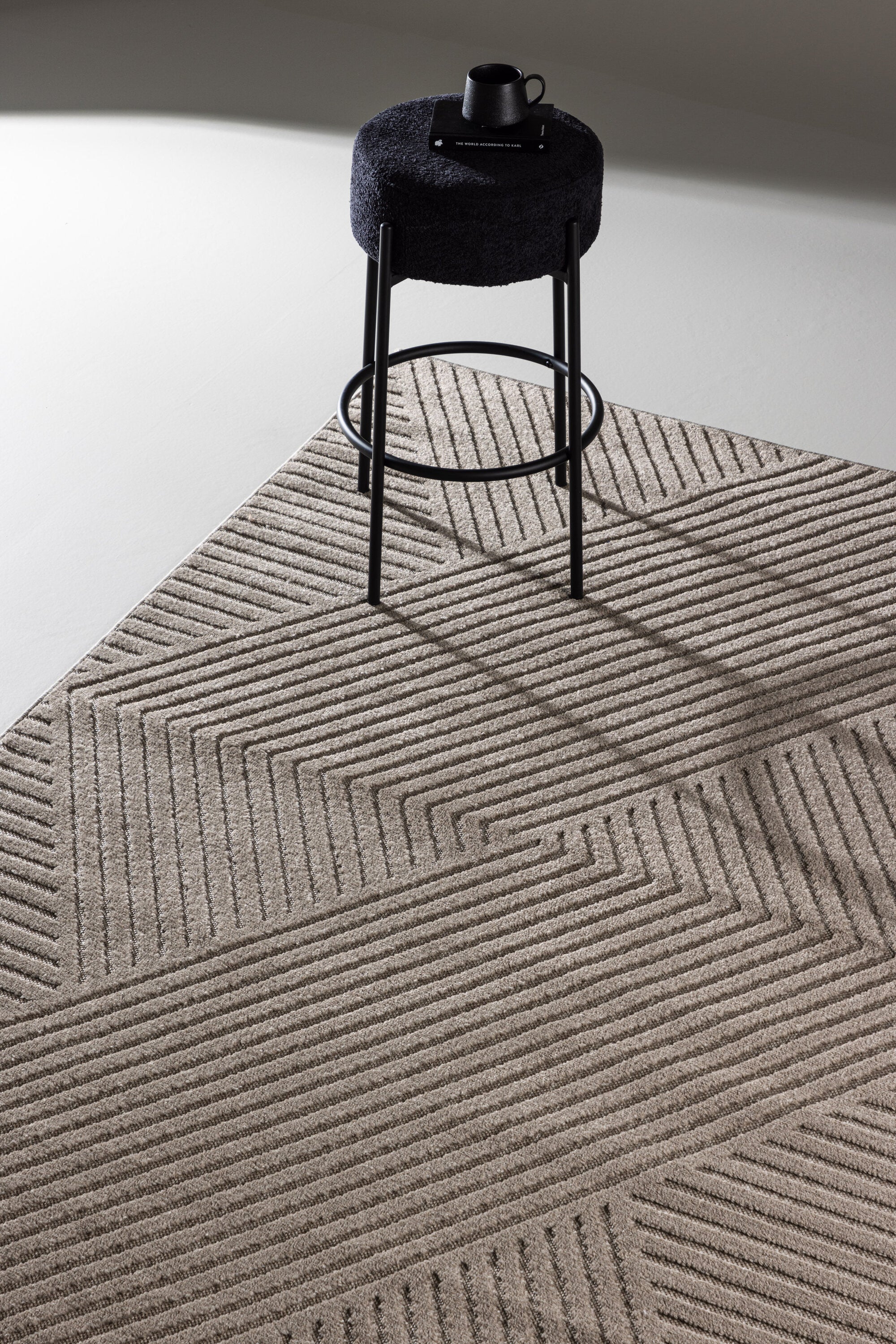 Venture Home Aron Matta, 160x230cm, Brun