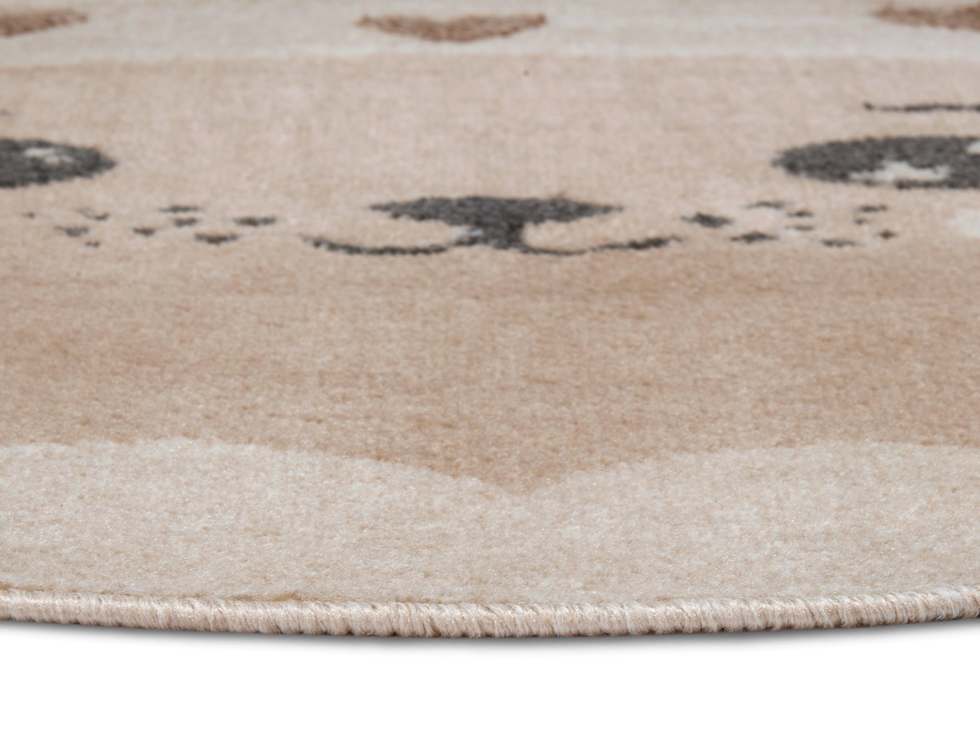 Hanse Home Adventures Rund Katt Matta, Beige