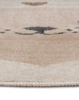 Hanse Home Adventures Rund Katt Matta, Beige