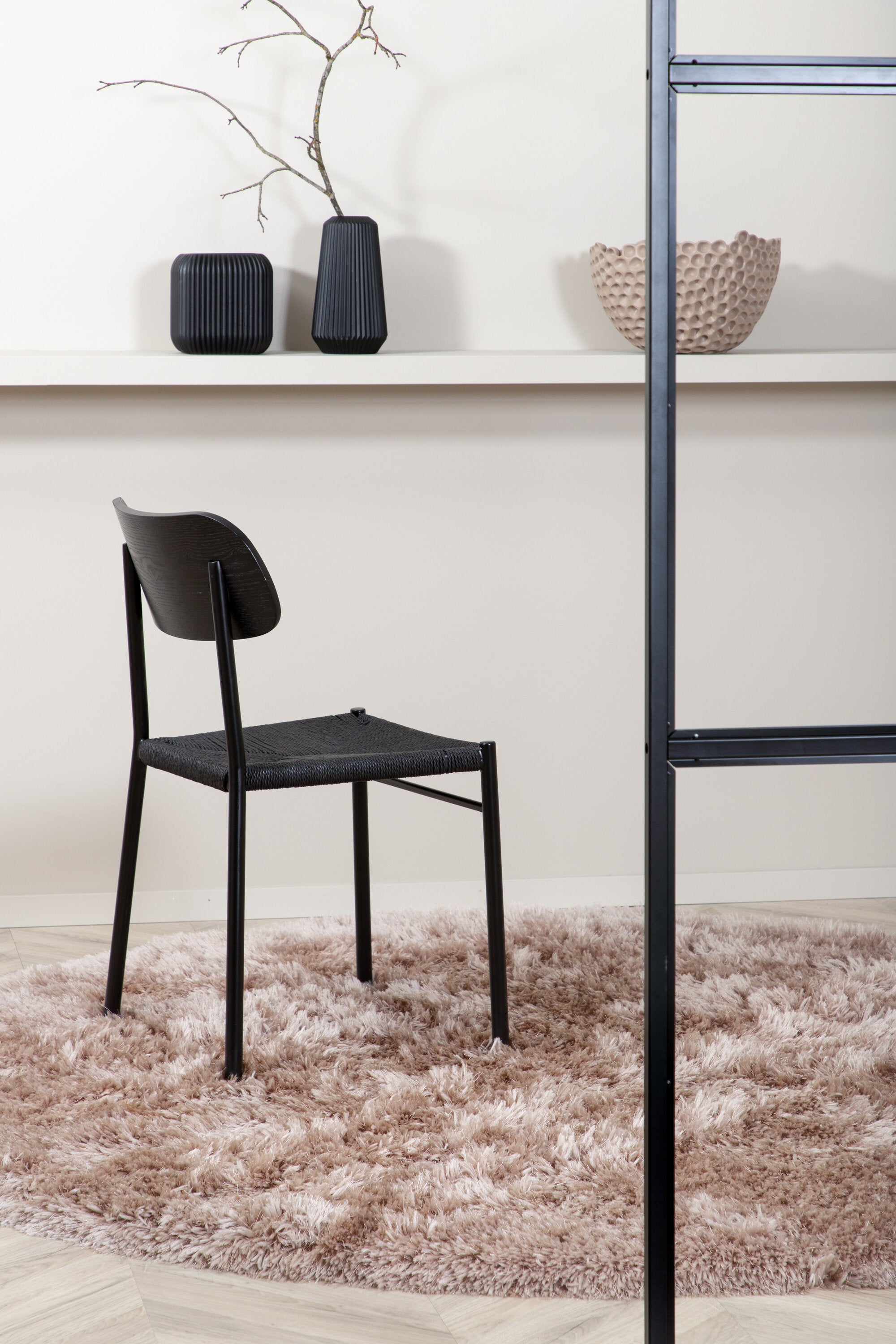 Venture Home Grace Rund Ryamatta, 200cm, Beige