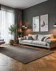 Elle Decoration Dolomite Matta, Mörkgrå