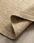 Hanse Home Rangpur Rund Matta, Jute, Benvit
