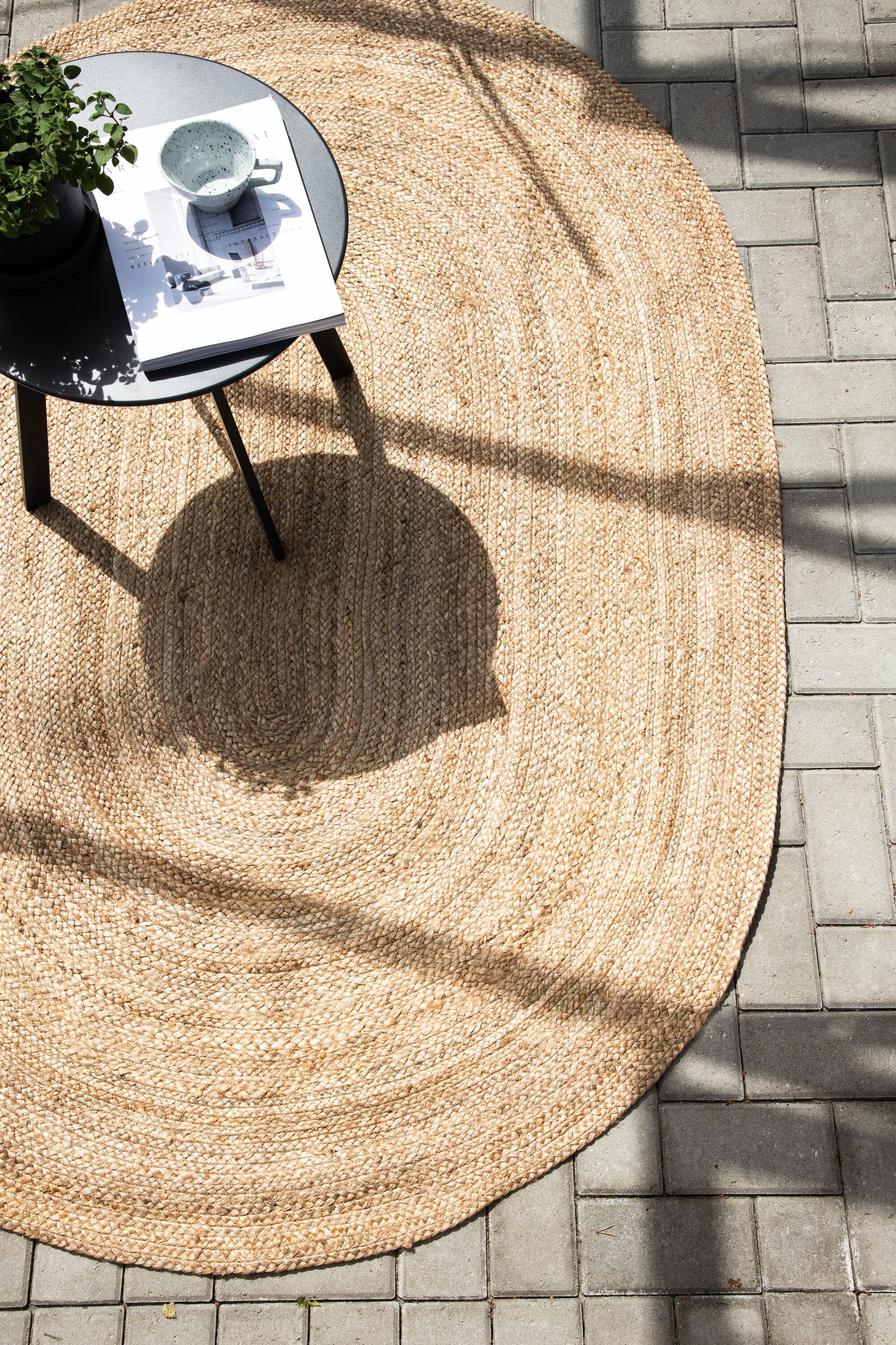 Venture Home Oliver Matta, Jute, Oval 80x160cm, Natur