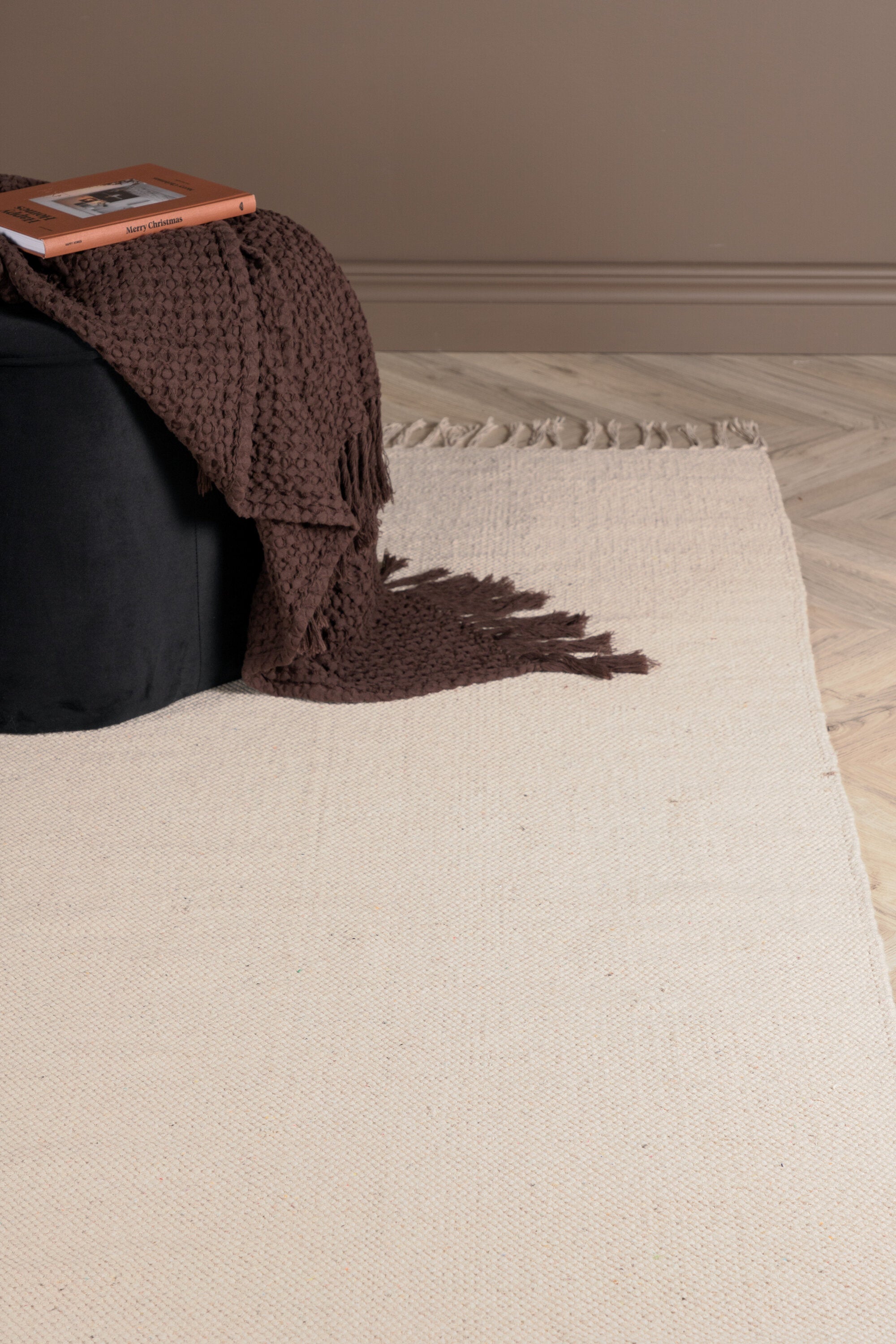 Venture Home Panipat Matta, Bomull, 200x300cm, Beige
