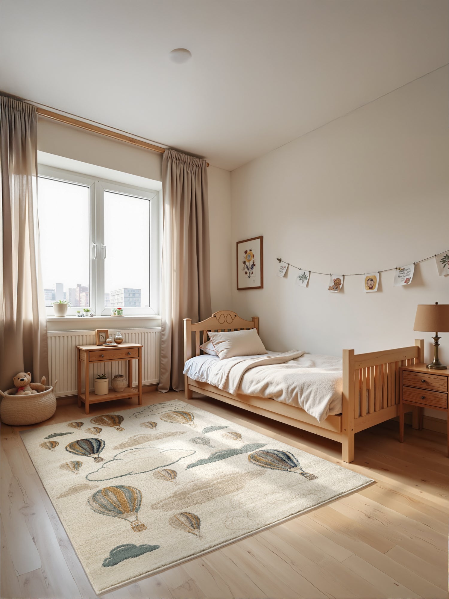 Hanse Home Luftballong Matta, Beige