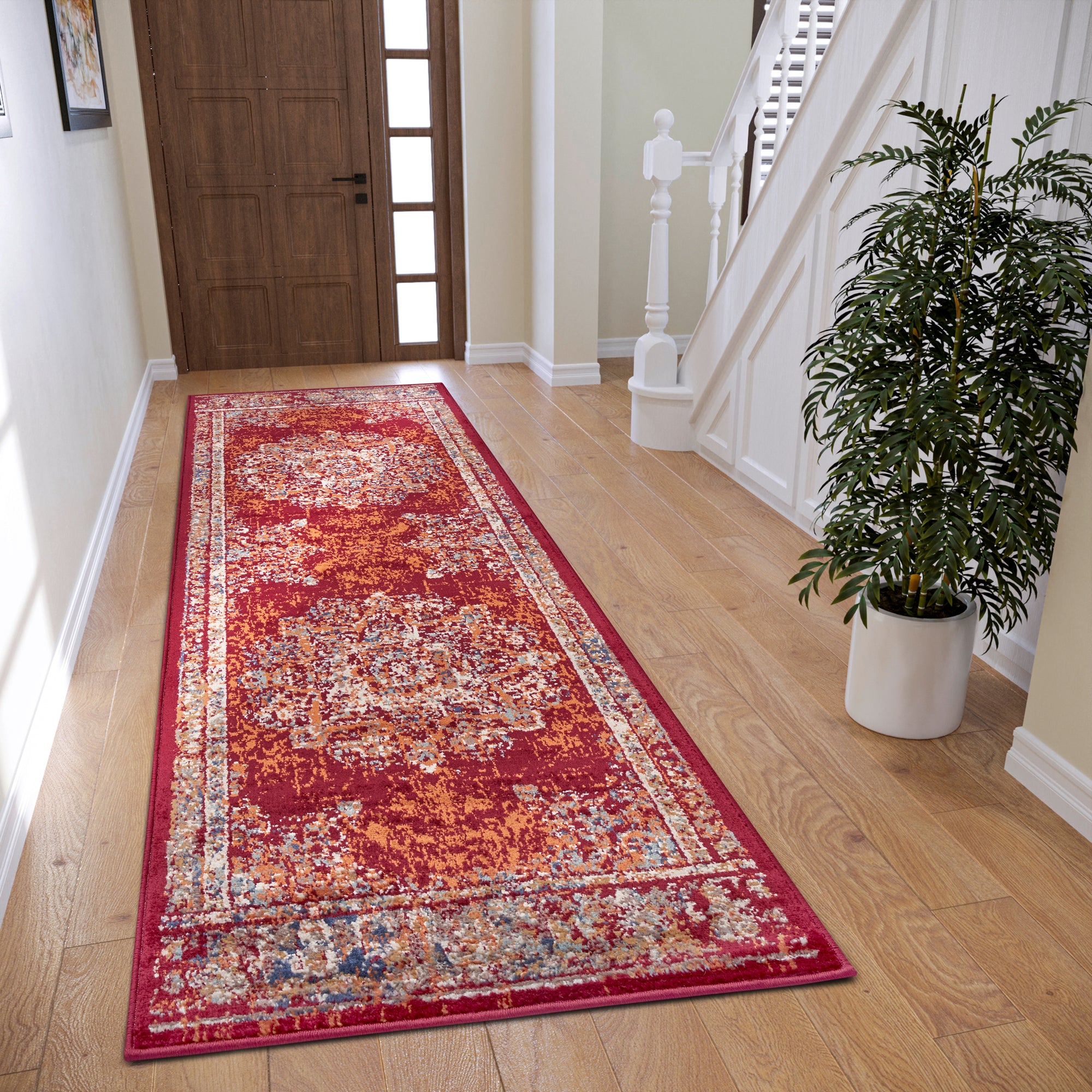 Hanse Home Maderno Orientalisk Matta, 80x240cm, Röd