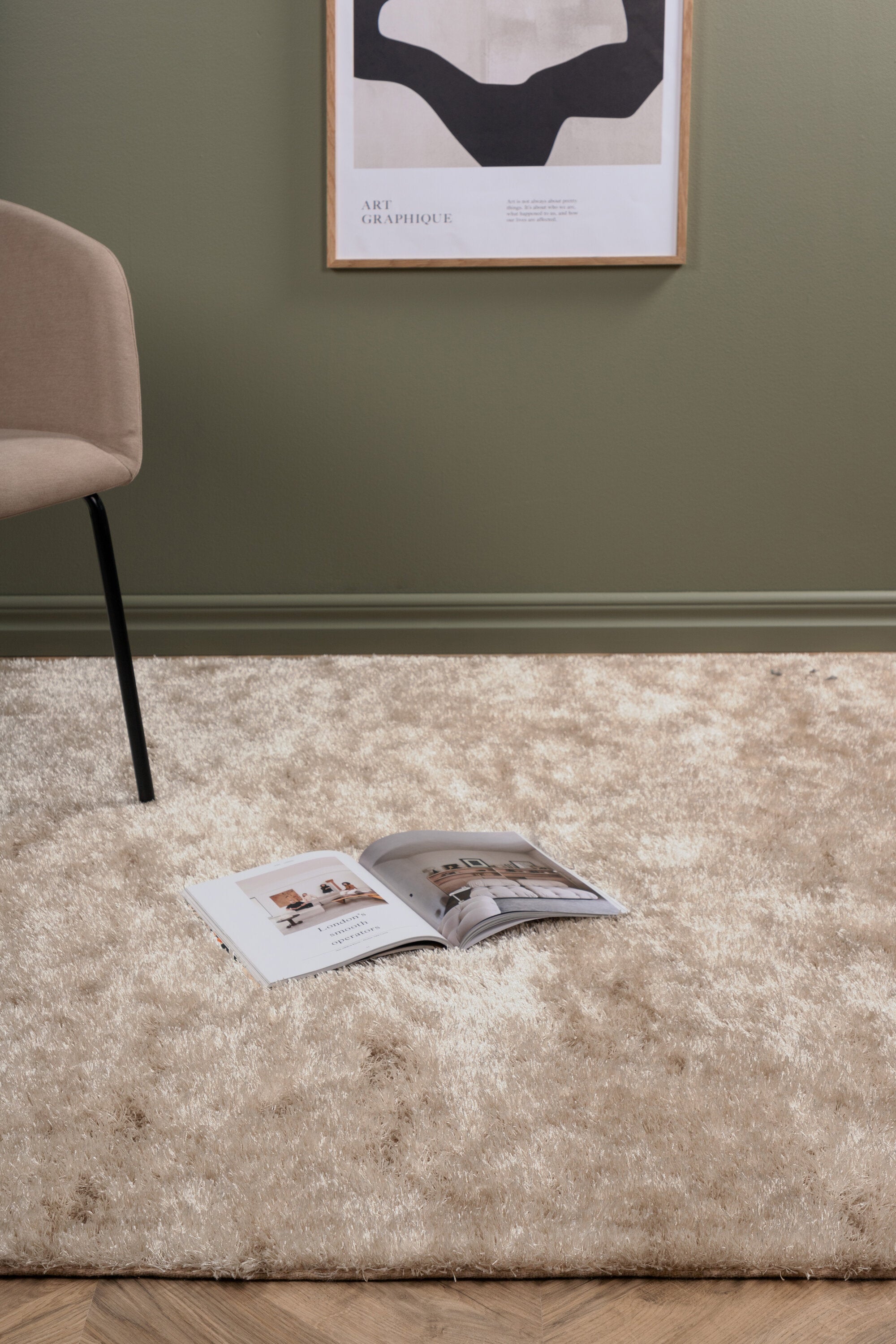 Venture Home Mattis Ryamatta, 160x230cm, Beige