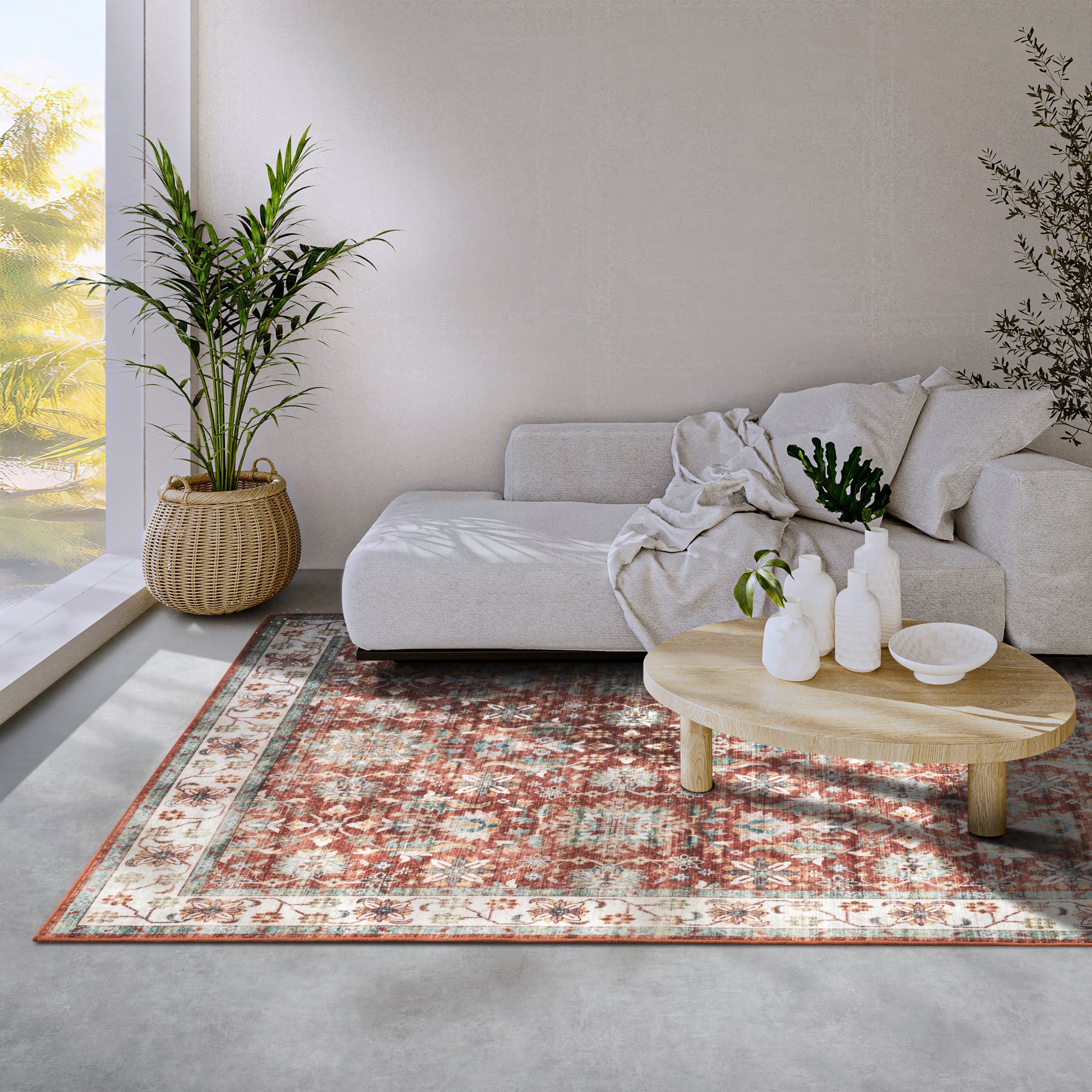 Elle Decoration Saveh Matta, Röd
