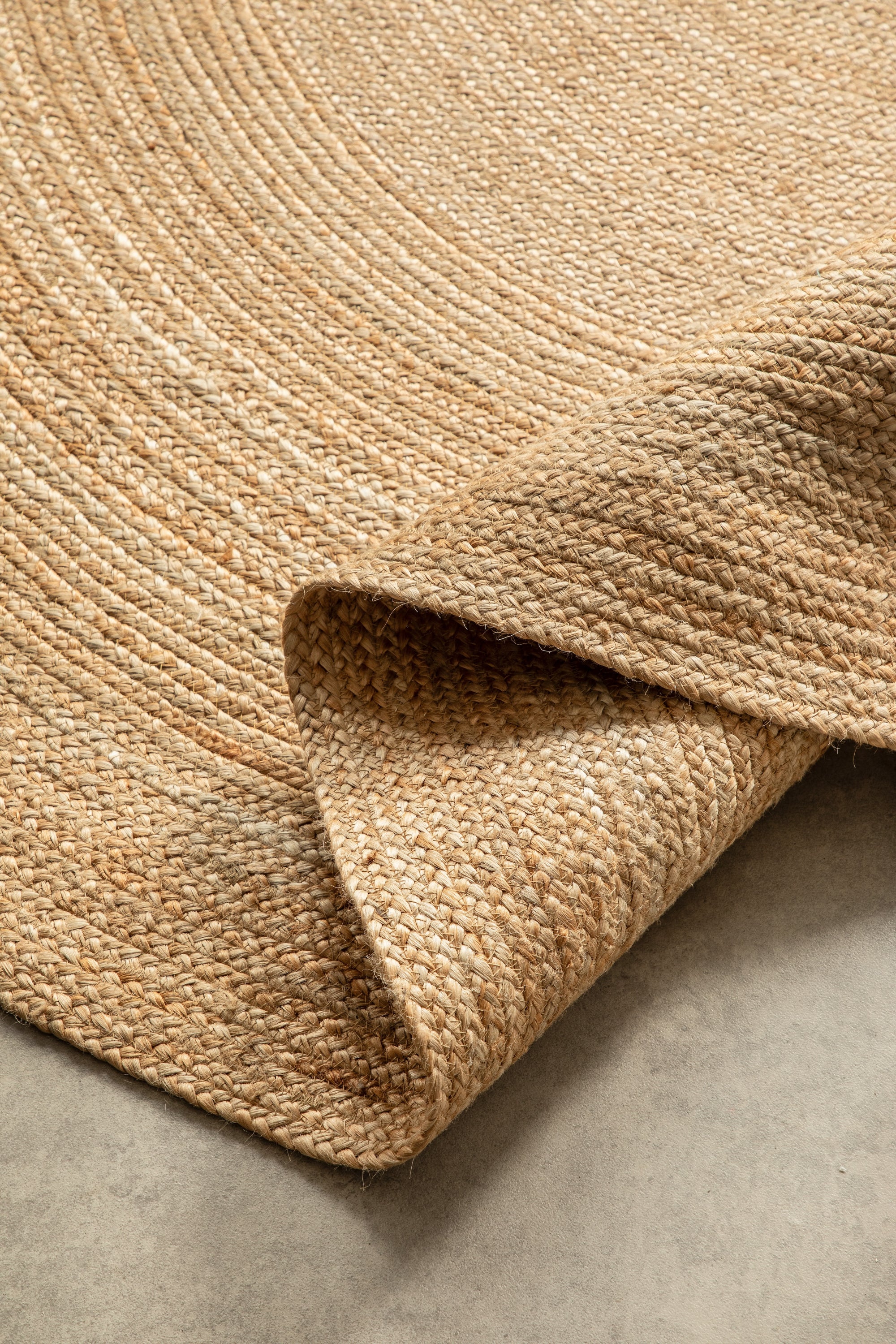 Hanse Home Rangpur Rund Matta, Jute, Guld