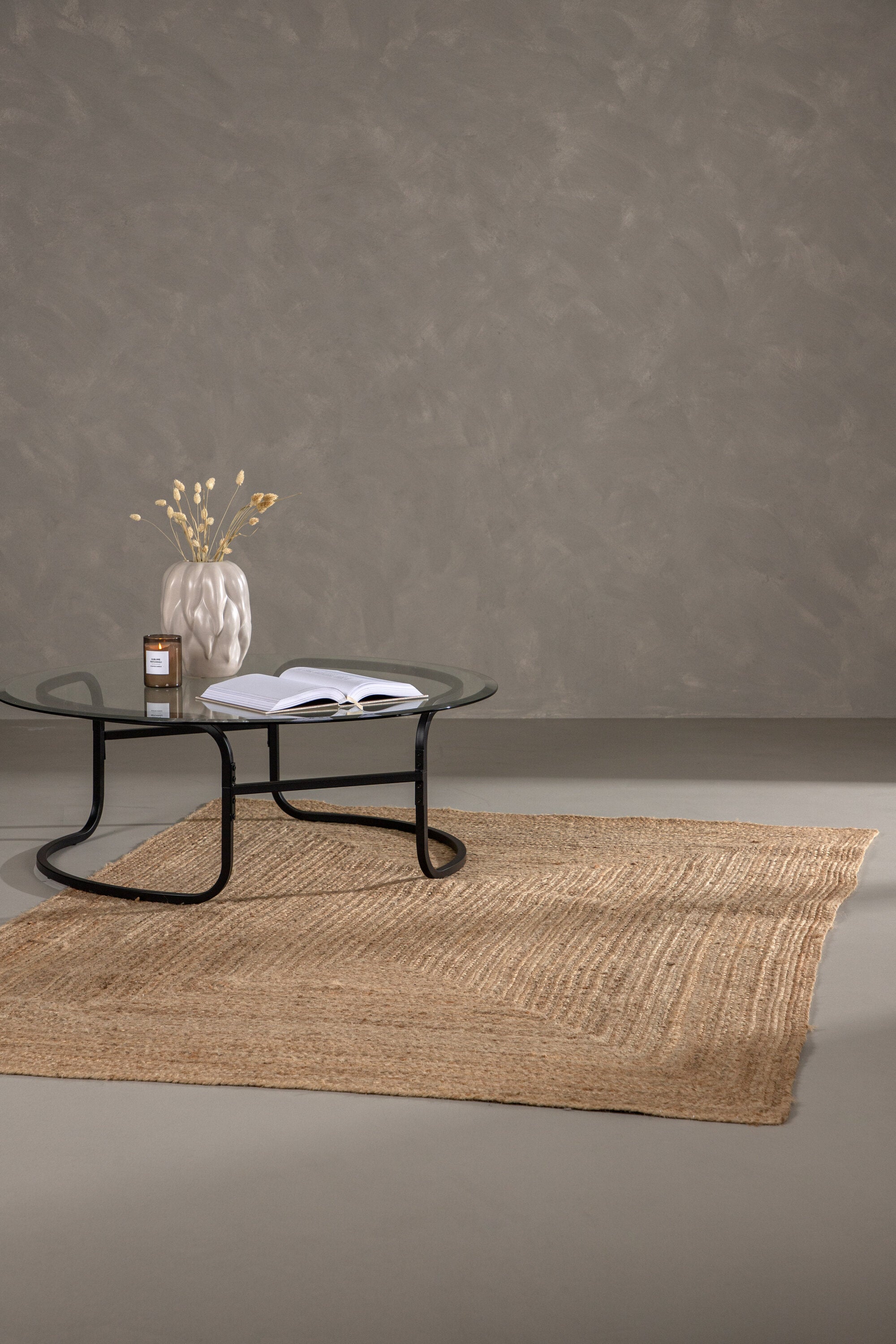 Venture Home Oliver Matta, Jute, 160x230cm, Natur