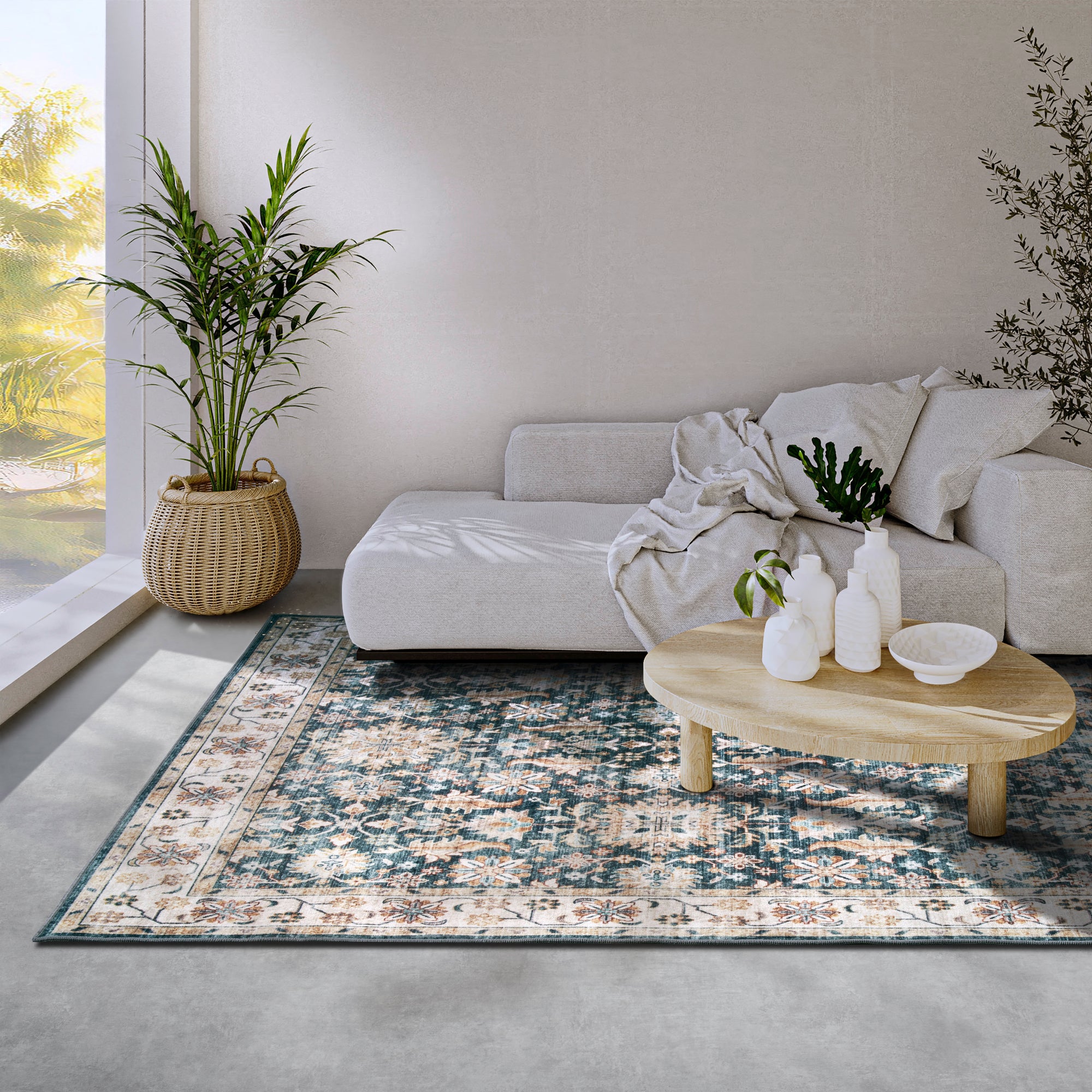 Elle Decoration Saveh Matta, Mörkblå