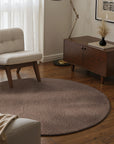 Hanse Home Eleni Rund Ullmatta, Brun