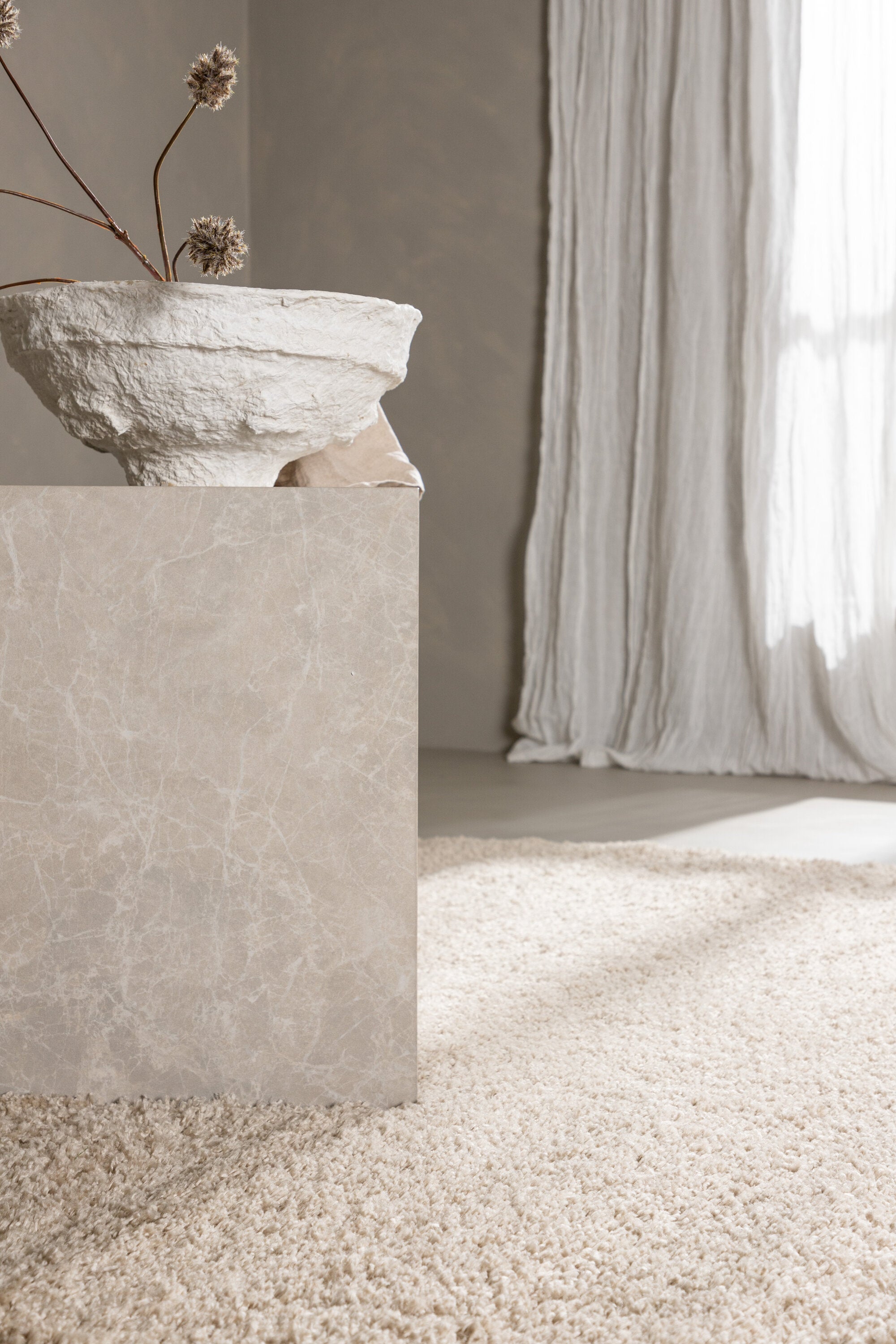 Venture Home Walter Matta, Oval 240x340cm, Beige