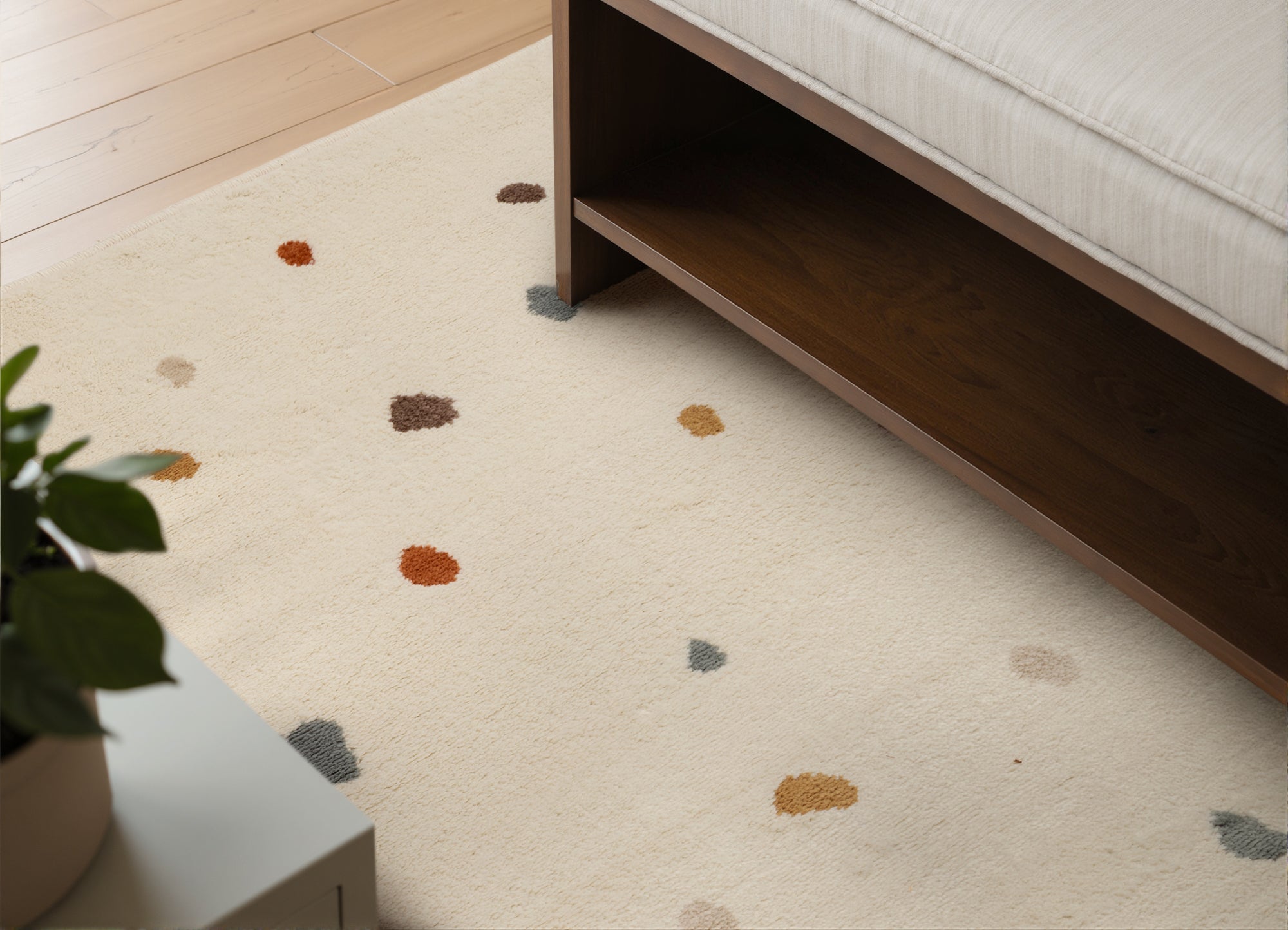 Hanse Home Prickig Matta, Beige